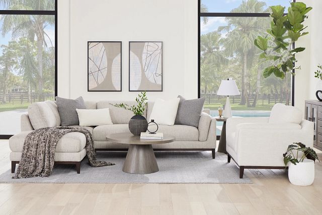 Small best sale grey sectional
