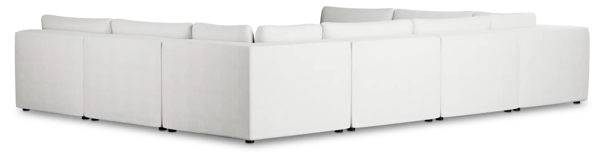 Destin Sutton White Fabric 8-piece Modular Sectional Destin Sutton White Fabric 8-piece Modular Sectional