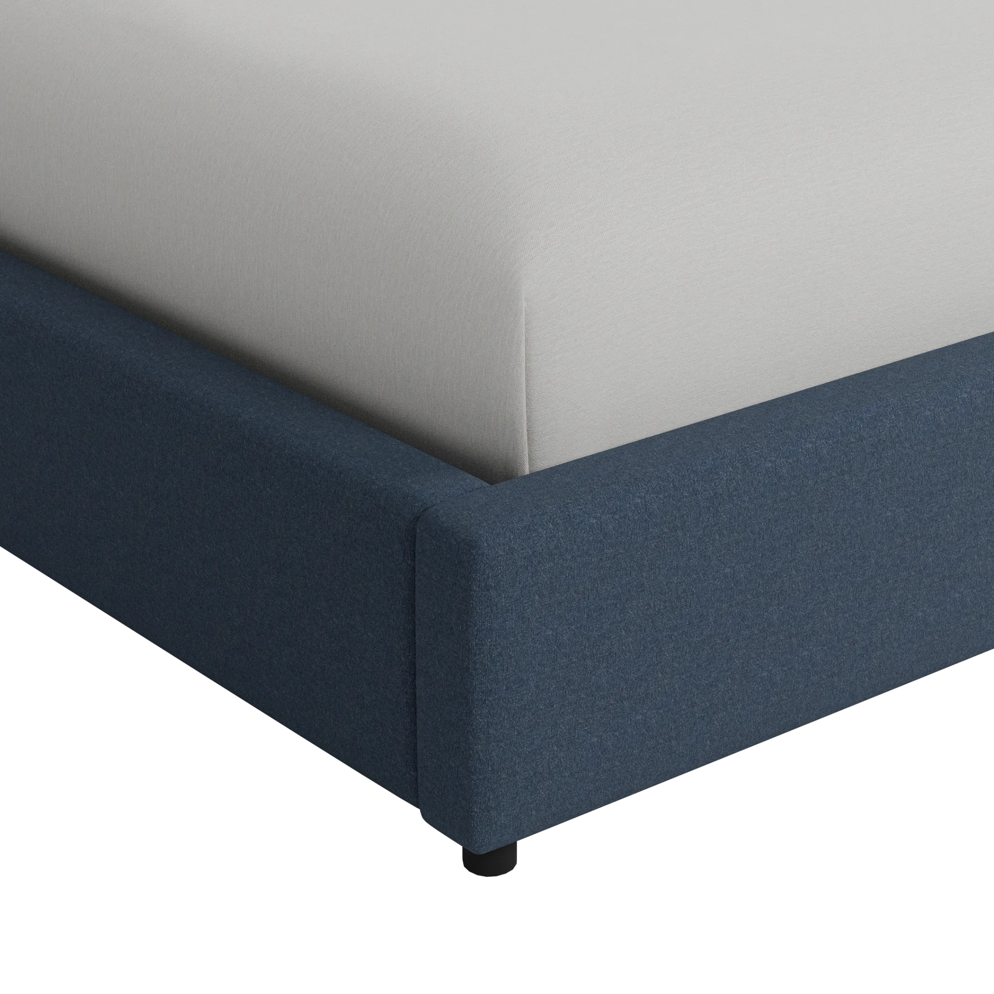 Grayton Maguire Blue 54" Upholstered Platform Bed