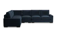 Edgewater Joya Dark Blue Medium Two-arm Sectional
