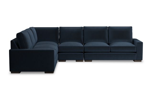 Edgewater Joya Dark Blue Medium Two-arm Sectional