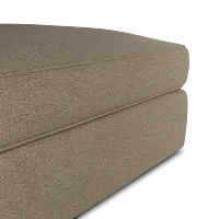 Siesta Elite Taupe Fabric Ottoman