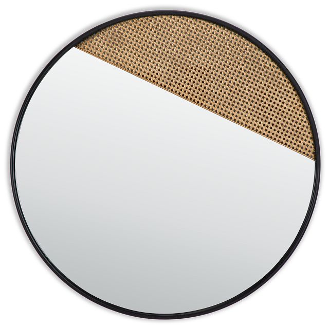 Kenzie Black Large Mirror (0)