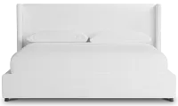 Captiva Revenue White 48" Upholstered Shelter Bed
