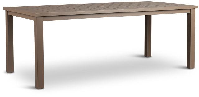 Raleigh Taupe 81" Rectangular Table