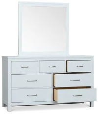 Carolina Light Blue Dresser & Mirror
