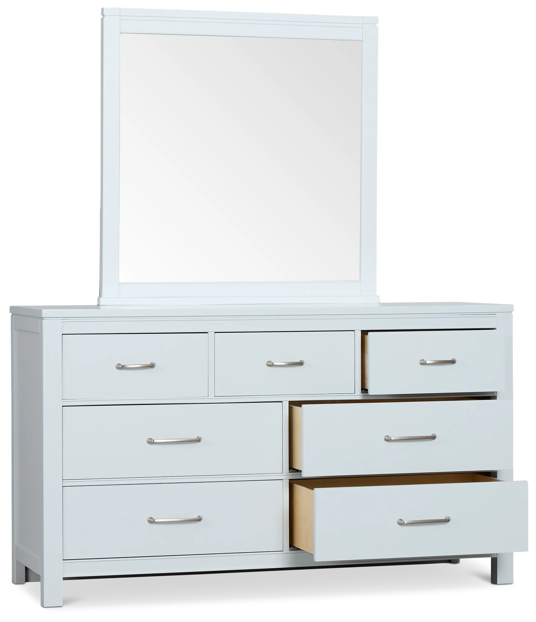 Carolina Light Blue Dresser & Mirror