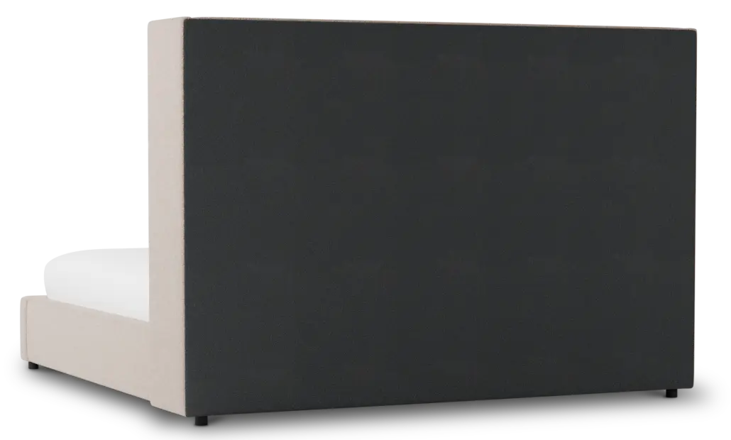 Captiva Elite Light Taupe 60" Upholstered Shelter Bed Captiva Elite Light Taupe 60" Upholstered Shelter Bed