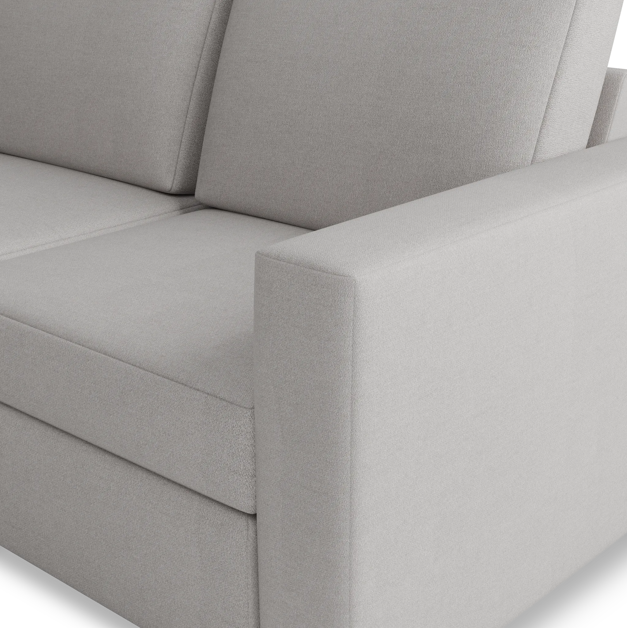 Citymod Light Gray Fabric 8-piece Modular Sectional