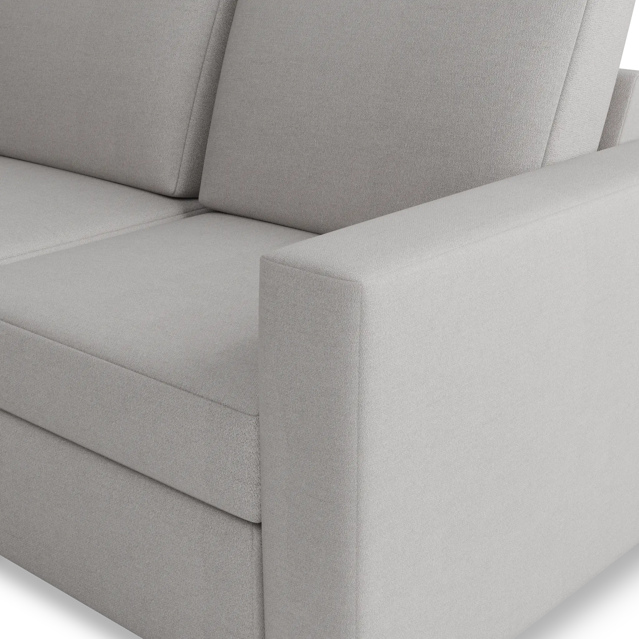 Citymod Light Gray Fabric 8-piece Modular Sectional Citymod Light Gray Fabric 8-piece Modular Sectional