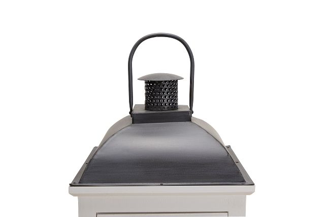 Greensville White Large Lantern