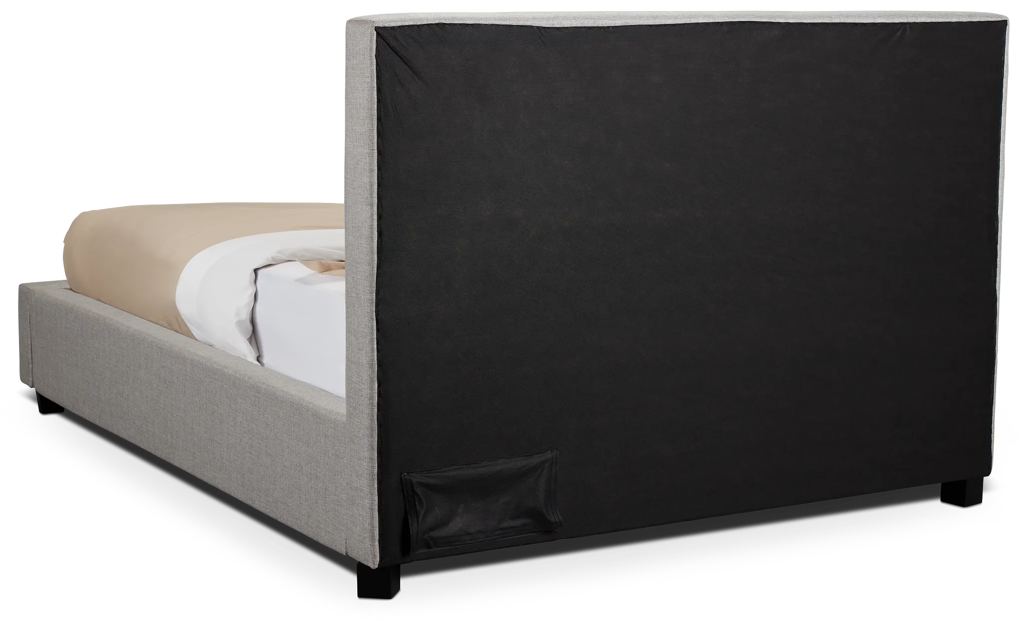 Monica Light Gray Uph Platform Storage Bed