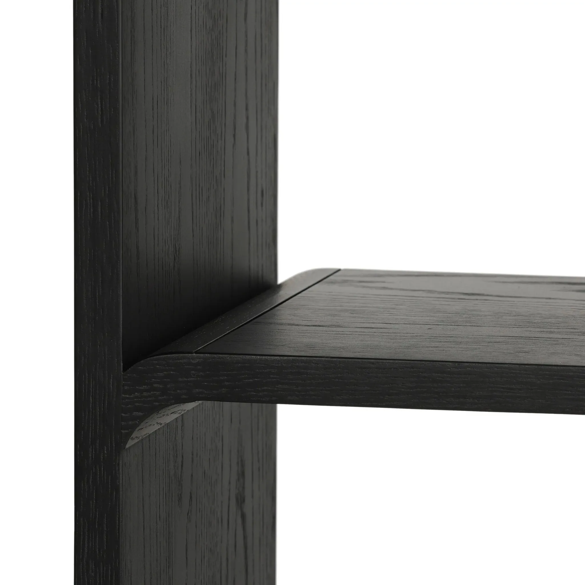 Xandra Black Bookcase