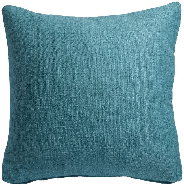 Zeke Blue 22" Accent Pillow
