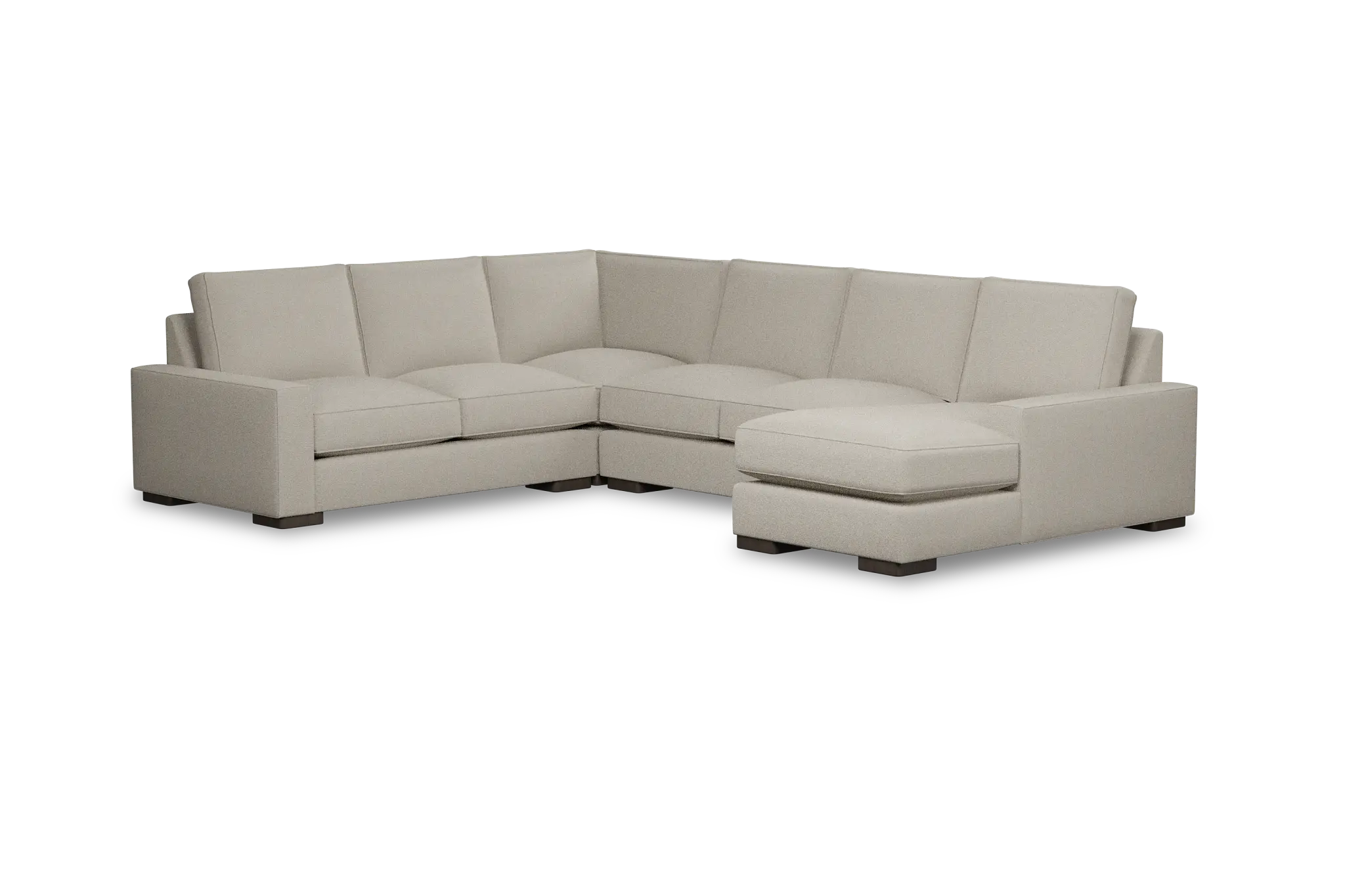 Edgewater Peyton Beige Medium Right Chaise Sectional Edgewater Peyton Beige Medium Right Chaise Sectional