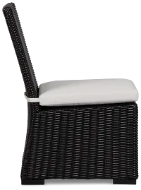 Montecito Black Cushioned Side Chair