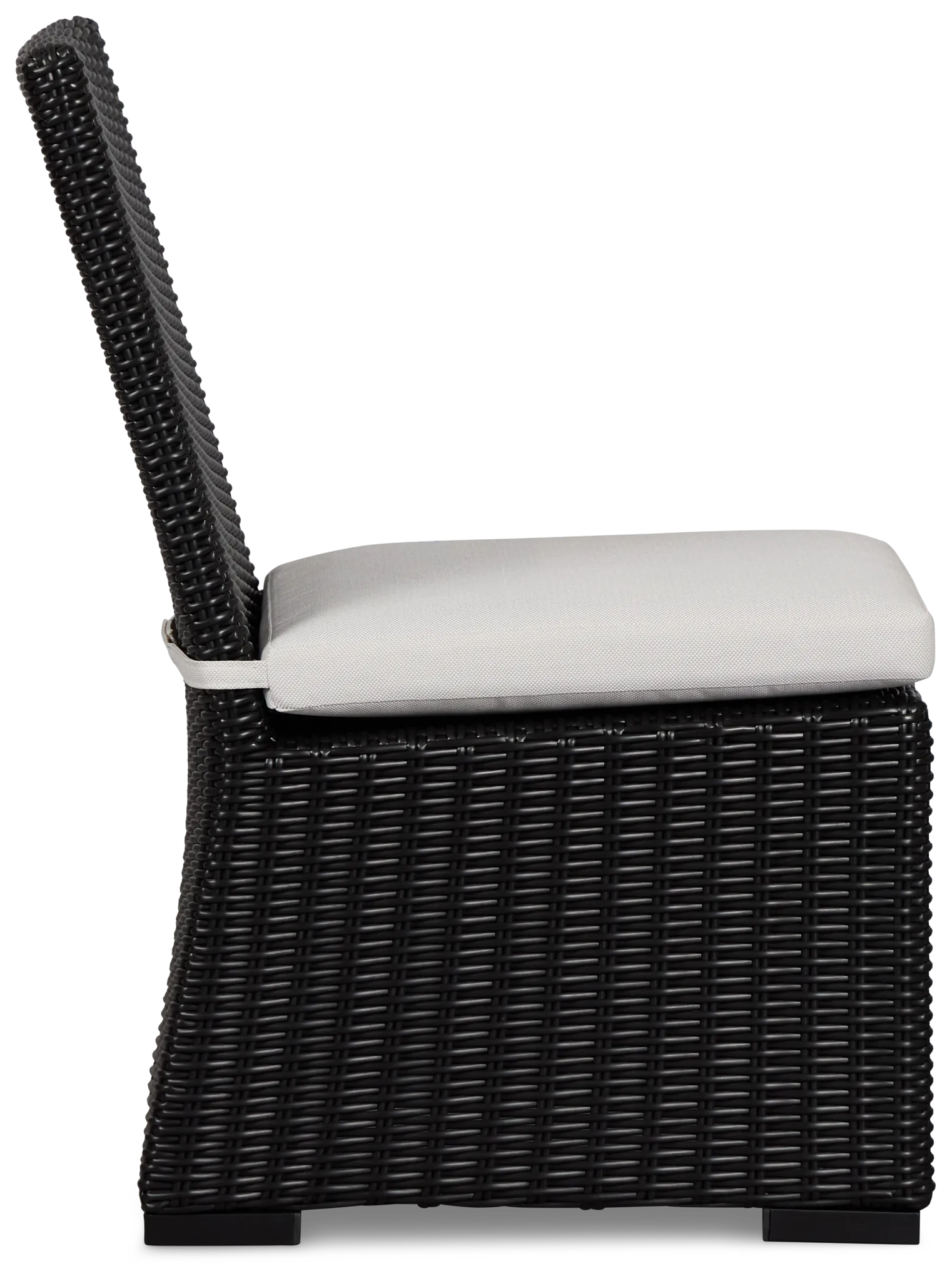 Montecito Black Cushioned Side Chair