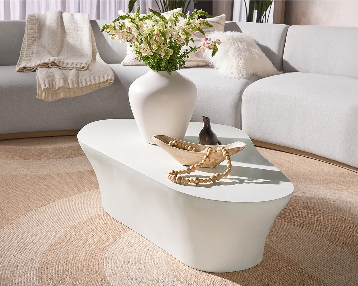Jenna White Coffee Table