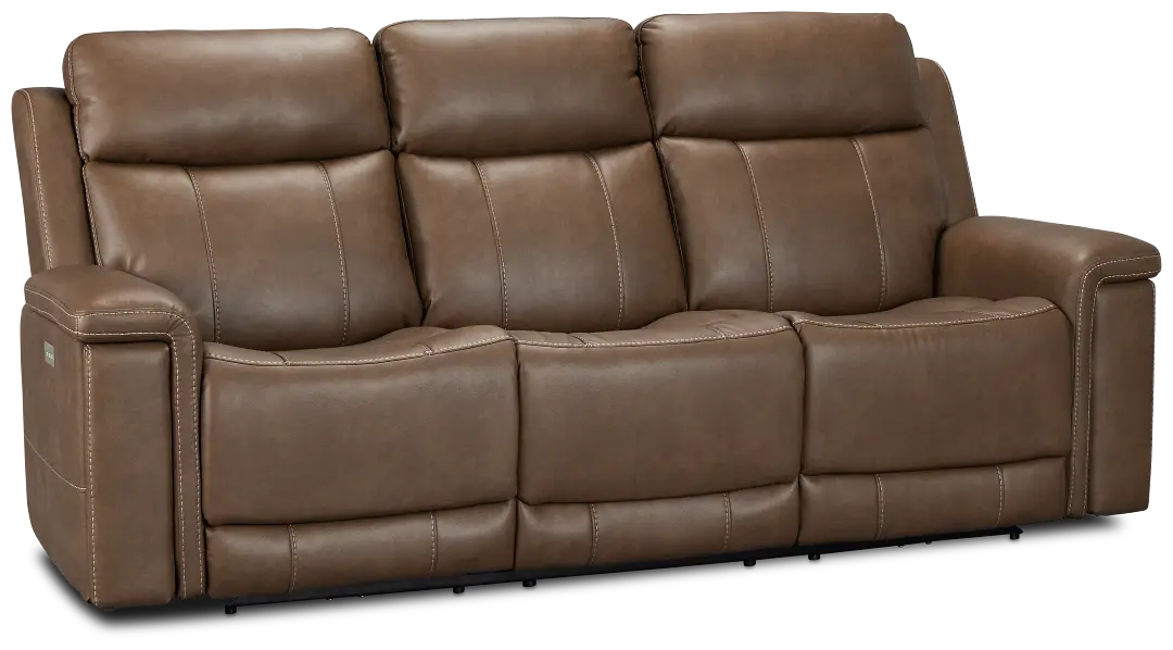 Jayden Brown Micro Power Reclining Sofa Jayden Brown Micro Power Reclining Sofa