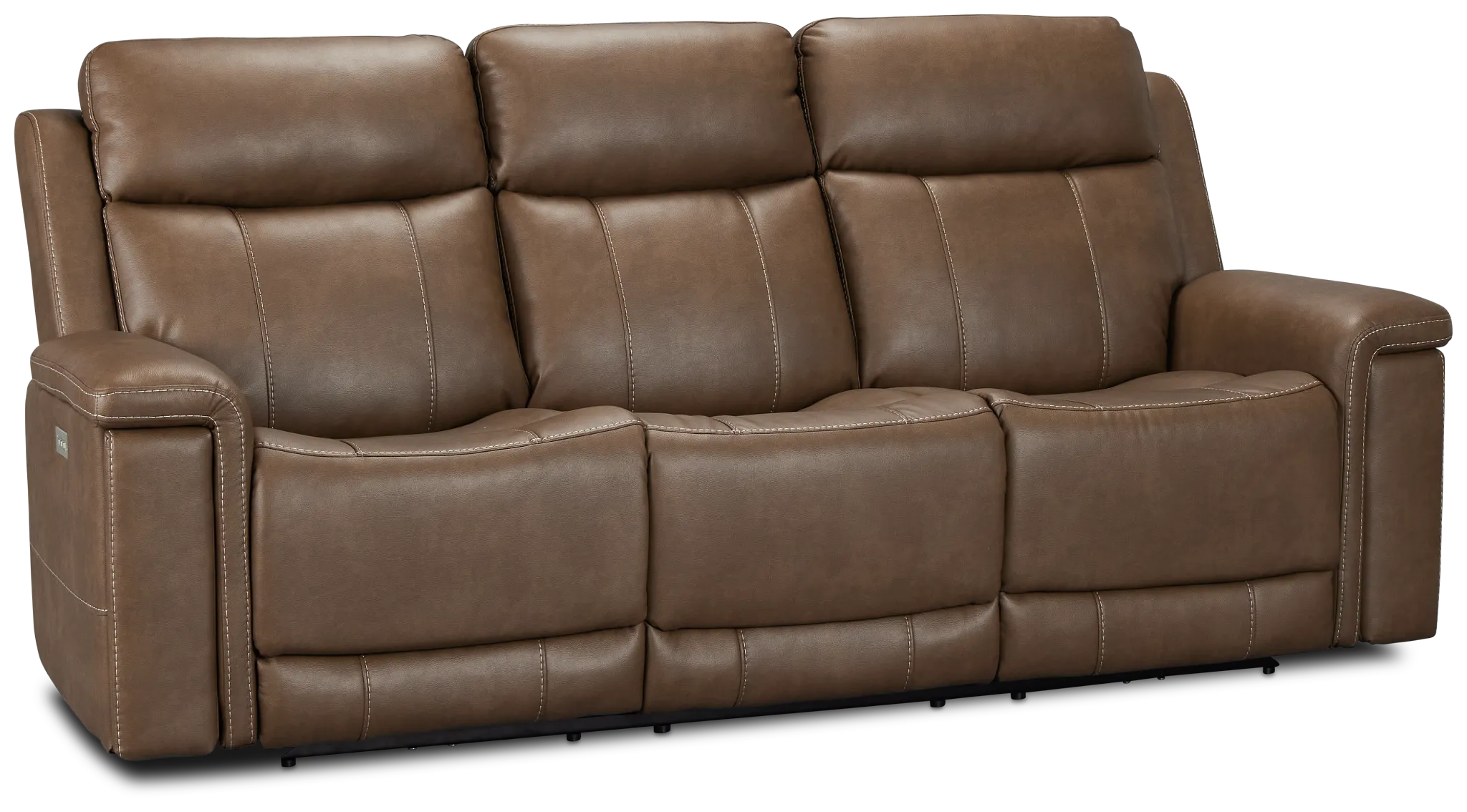 Jayden Brown Micro Power Reclining Sofa