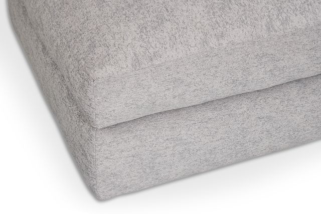 Calista Pewter Fabric Large Left Bumper Sectional