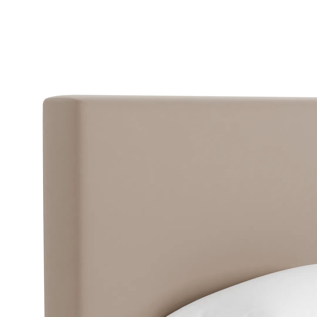 Grayton Joya Beige 54" Upholstered Platform Bed