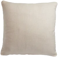 Zeke Beige 24" Accent Pillow