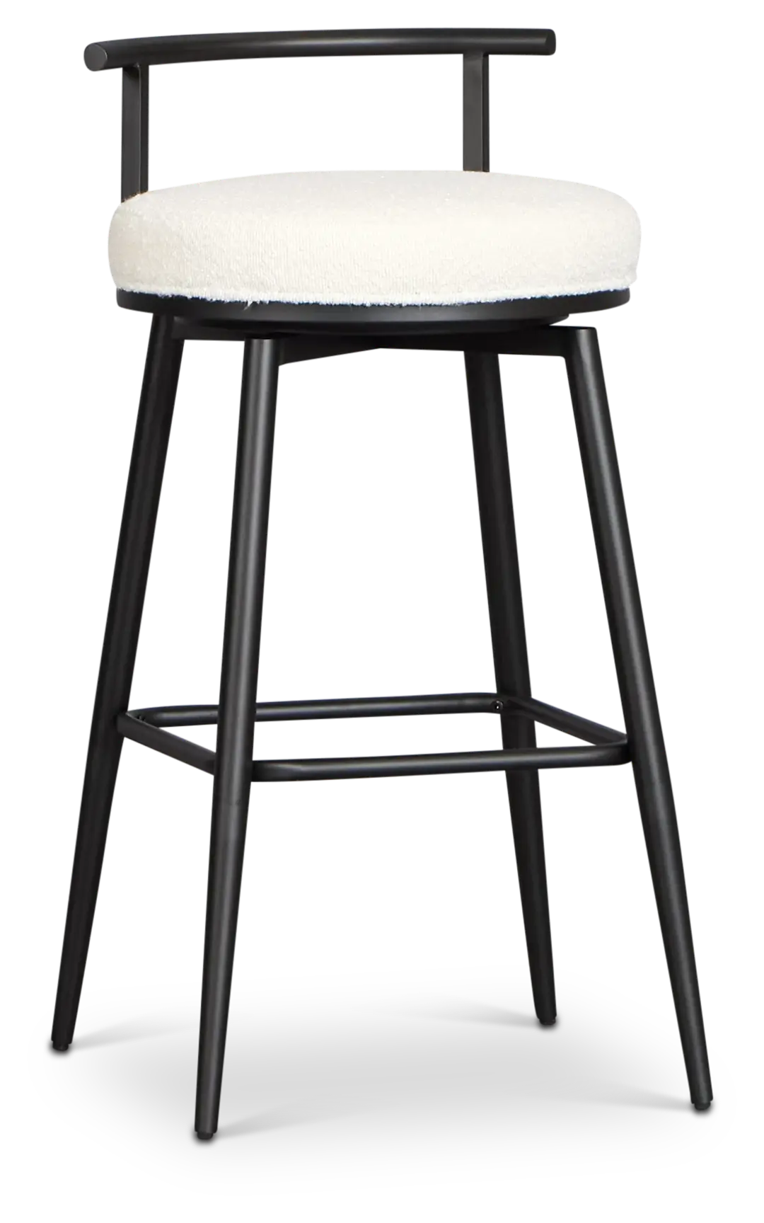 Osaka Black Fabric Adjustable Upholstered Swivel Barstool Osaka Black Fabric Adjustable Upholstered Swivel Barstool