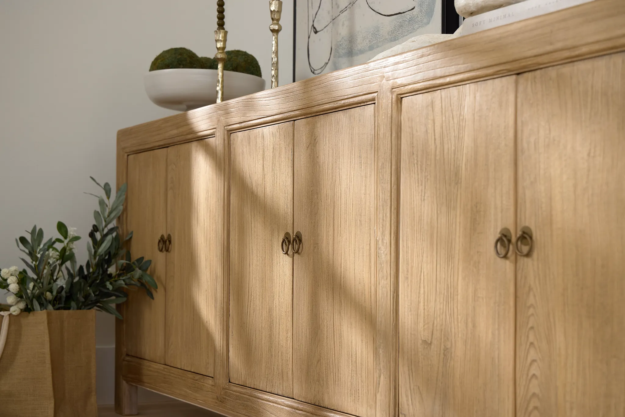 Aster Light Tone 6 Door Cabinet