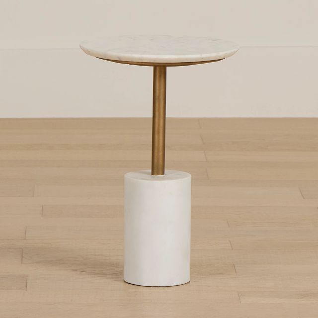 Graham Gold Round End Table