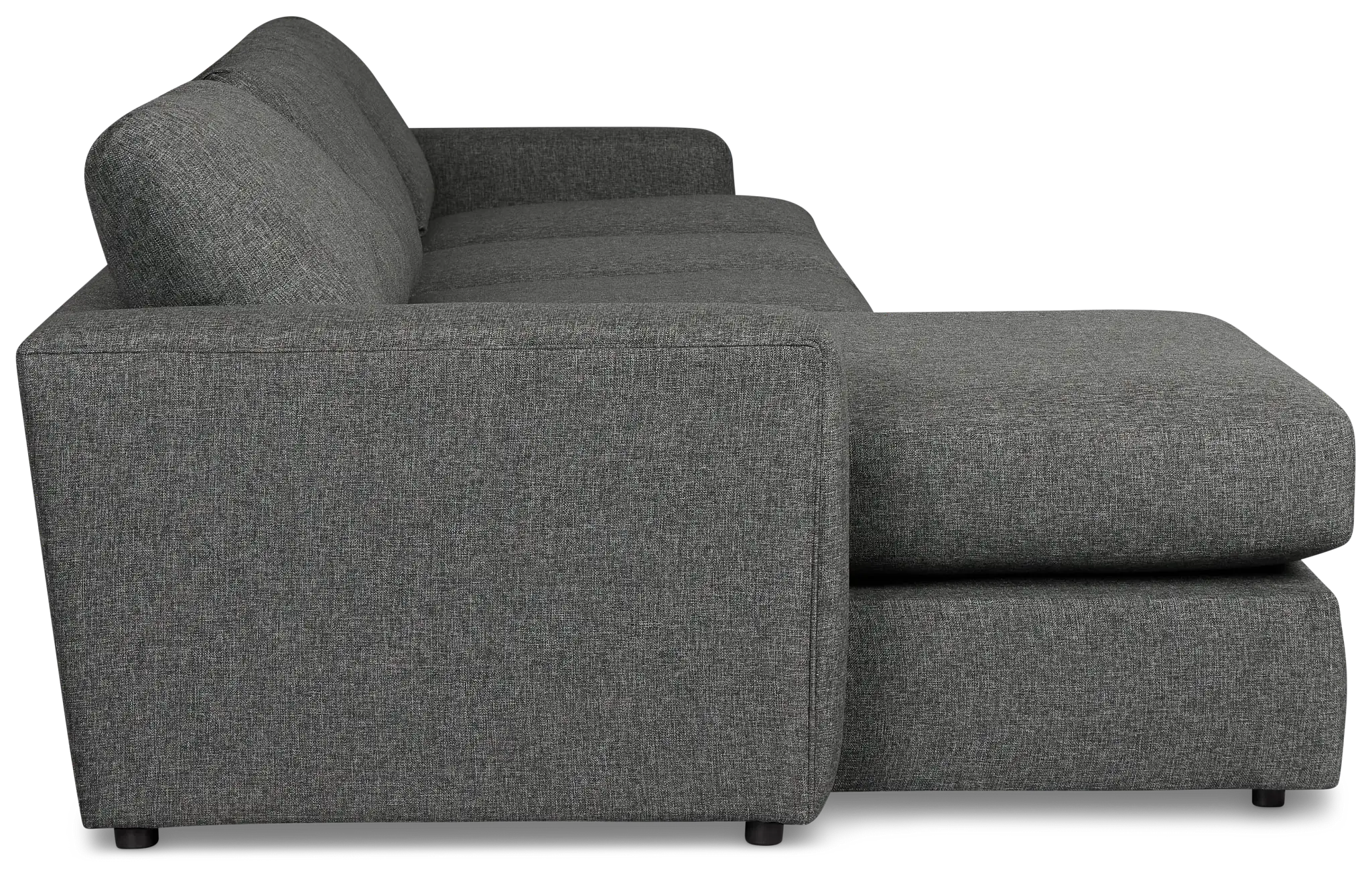 Brantley Dark Gray Fabric Small Left Chaise Sectional Brantley Dark Gray Fabric Small Left Chaise Sectional