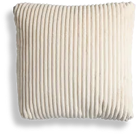 Charlie Ivory Square 20" Accent Pillow