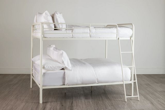 Rory White Metal Bunk Bed