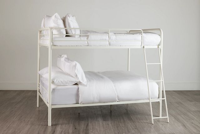 Rory White Metal Bunk Bed