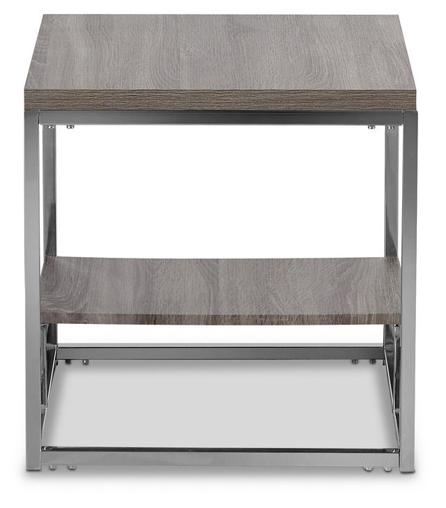 Elliot Gray Short End Table