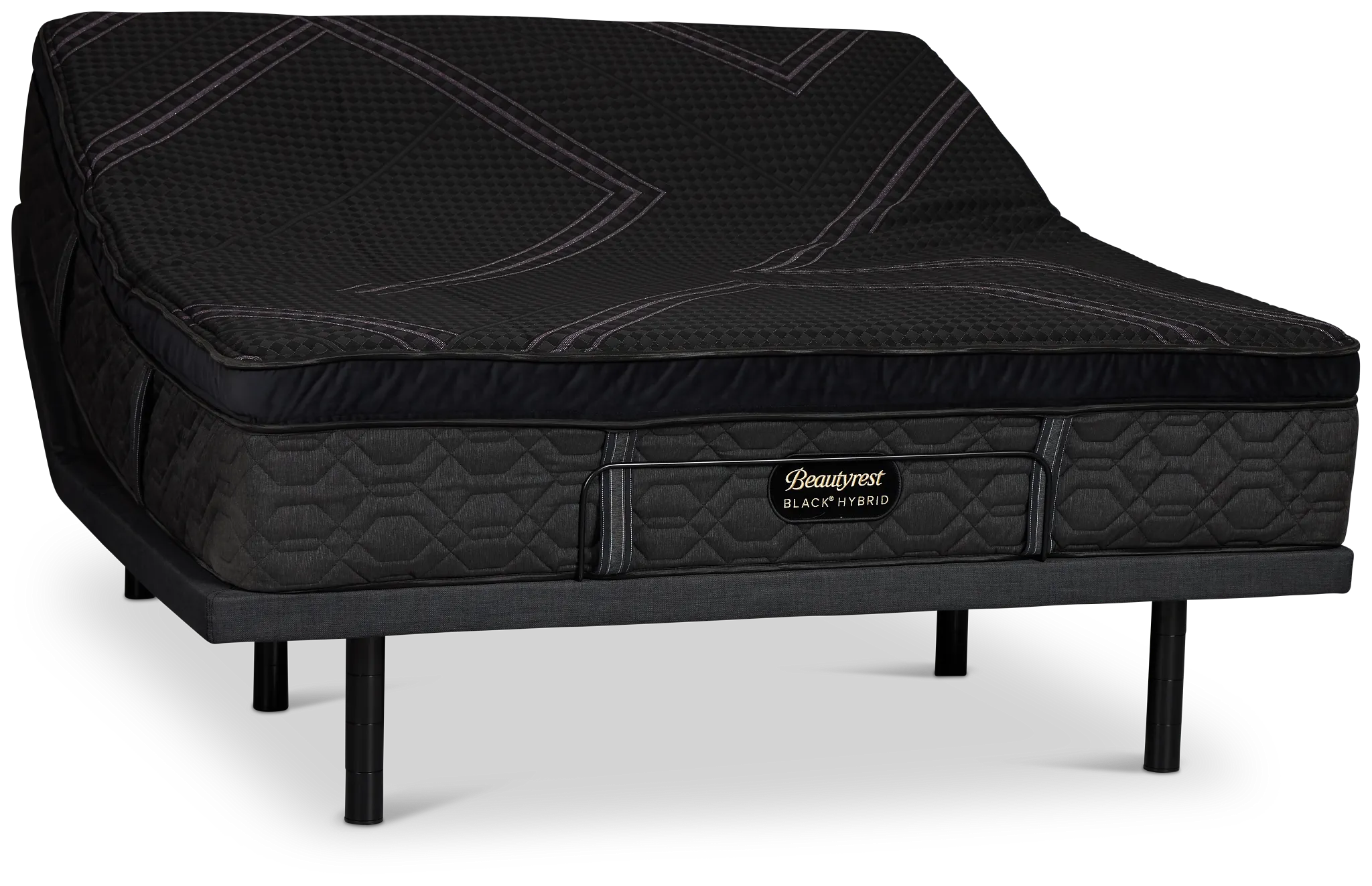 Beautyrest Black Series Two Medium Baselogic Platinum Adjustable Base Mattress Set