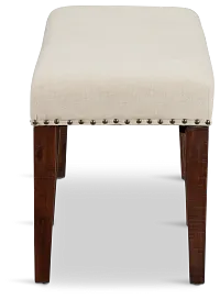 Joplin Dark Tone Upholstered Dining Bench