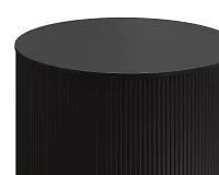 Delphi Dark Gray Round End Table