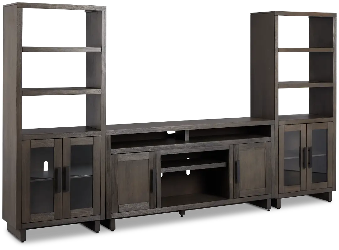 Richmond Gray 64" Door Entertainment Wall Richmond Gray 64" Door Entertainment Wall