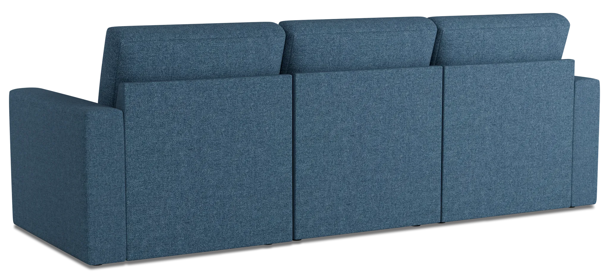 Citymod Blue Fabric 3-piece Modular Sofa