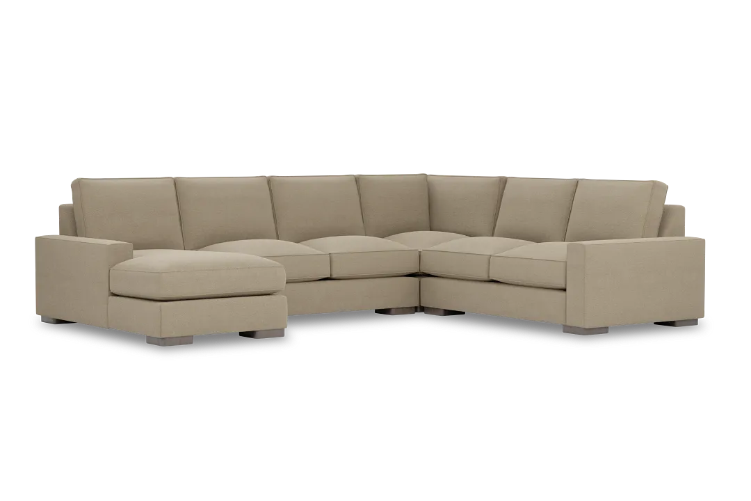 Edgewater Elite Taupe Medium Left Chaise Sectional