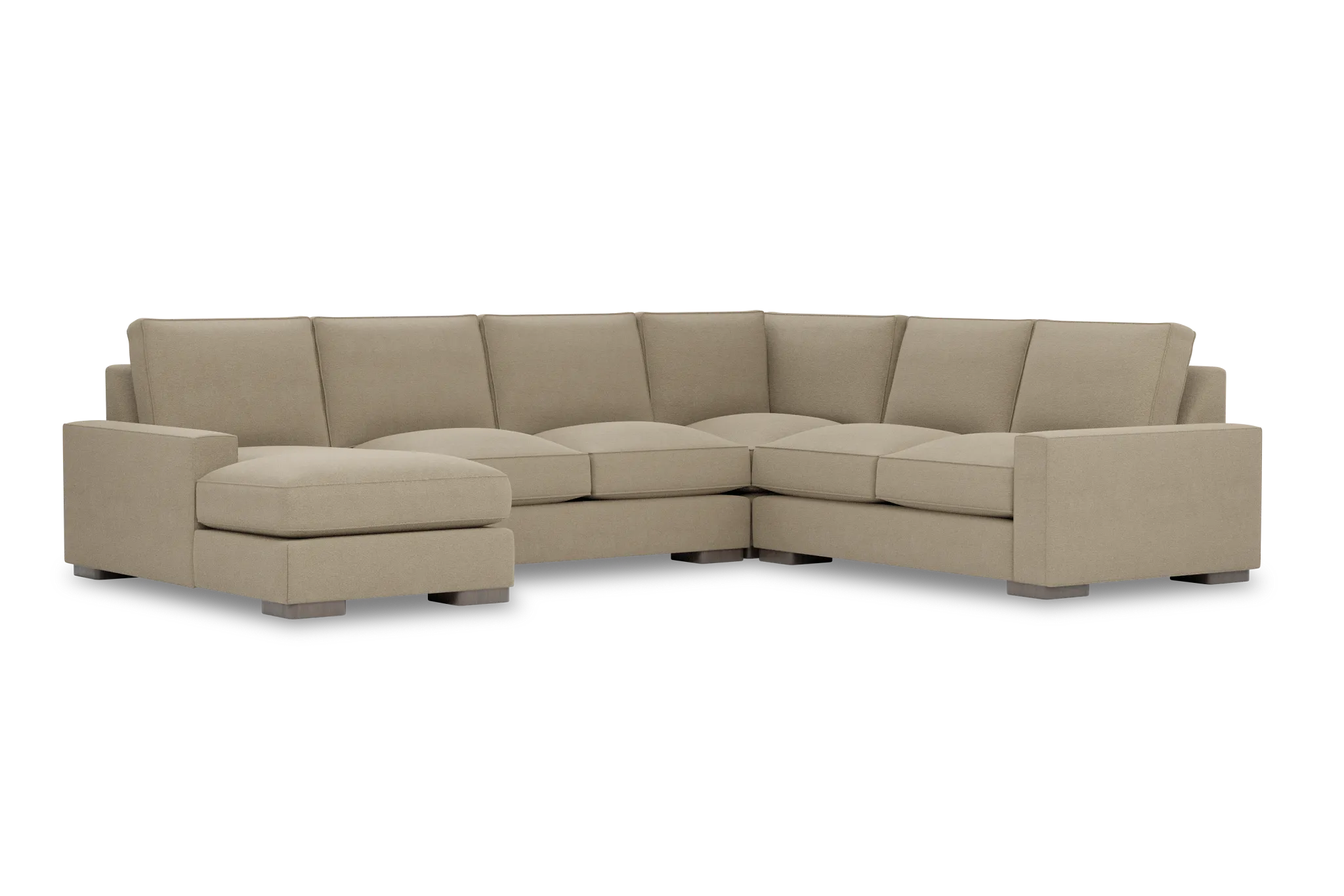Edgewater Elite Taupe Medium Left Chaise Sectional