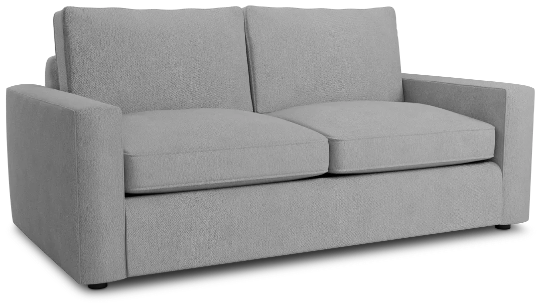 Siesta Revenue White Fabric Sofa