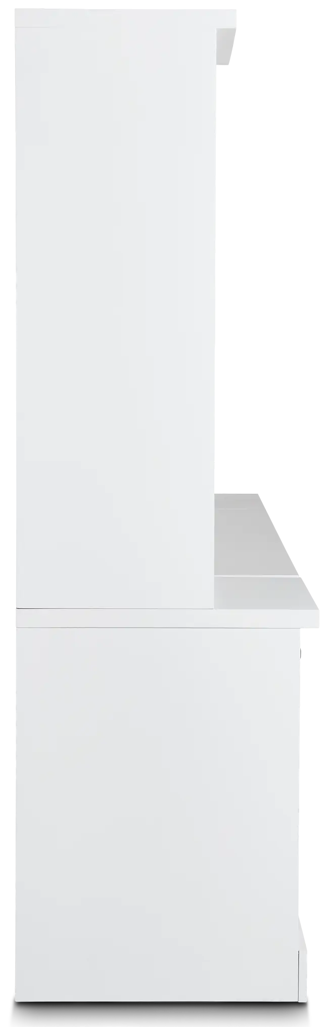 Newport White Small Peninsula Door Wall Desk Newport White Small Peninsula Door Wall Desk