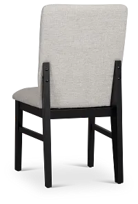Riverdale Black Upholstered Side Chair