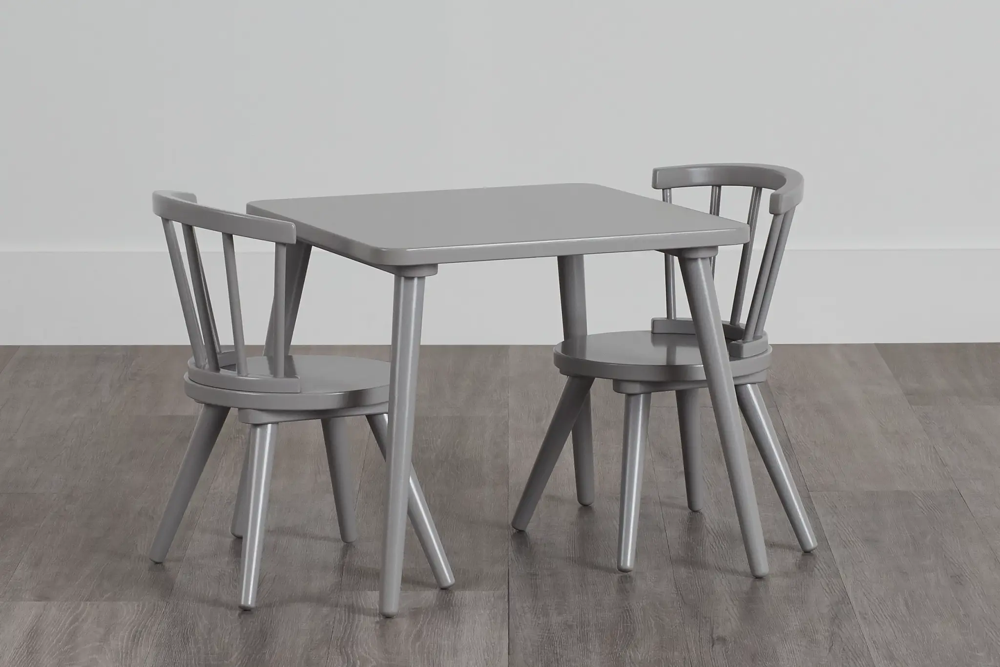 Windsor Gray Table & 2 Chairs Windsor Gray Table & 2 Chairs