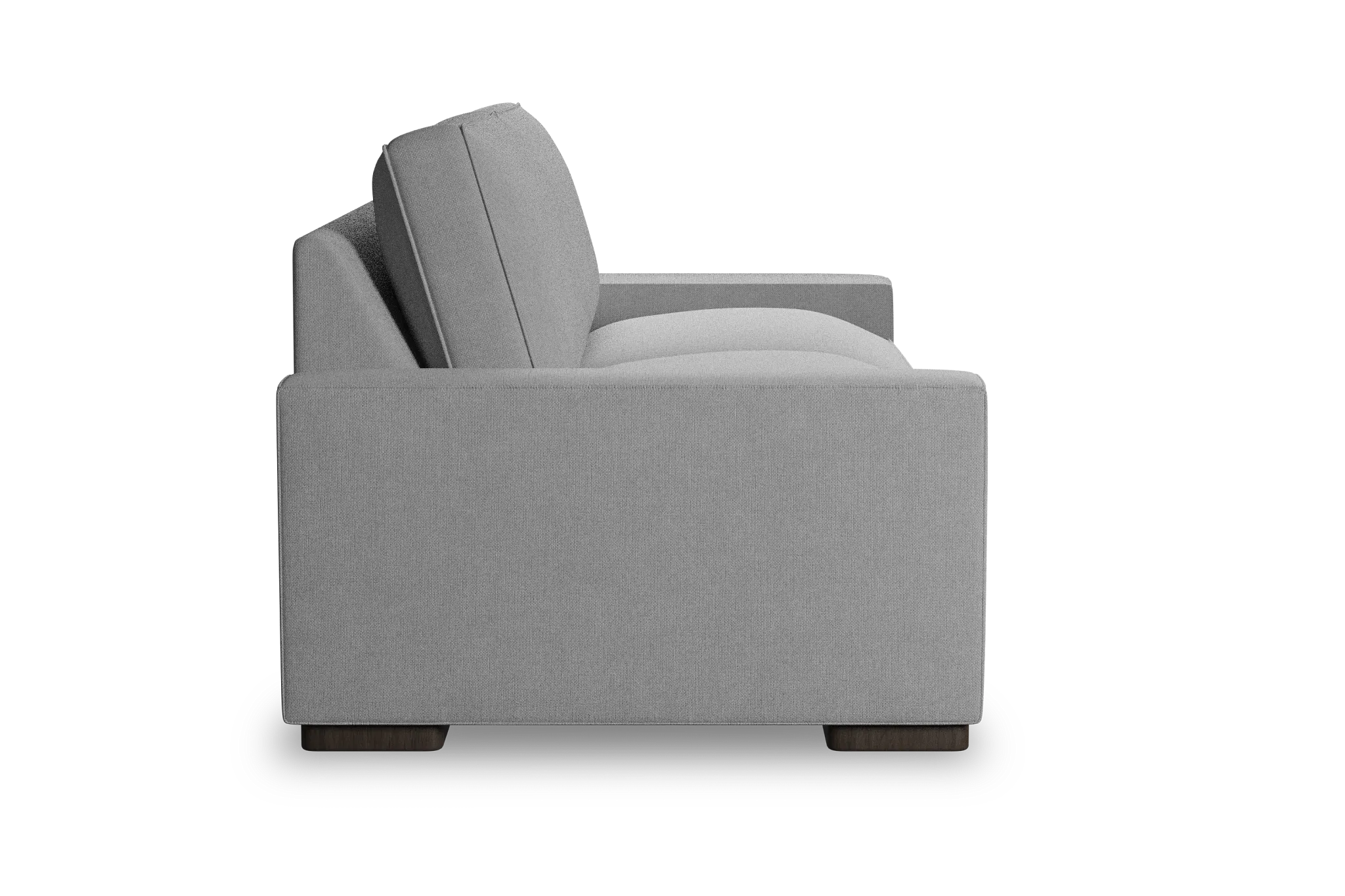 Edgewater Suave Gray 84" Sofa W/ 2 Cushions