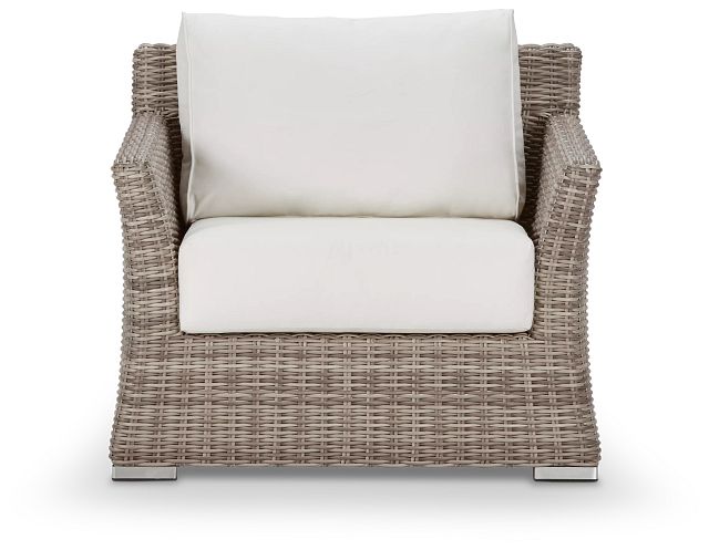 Raleigh White Woven Chair (4)