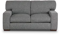 Veronica Dark Gray Down Loveseat