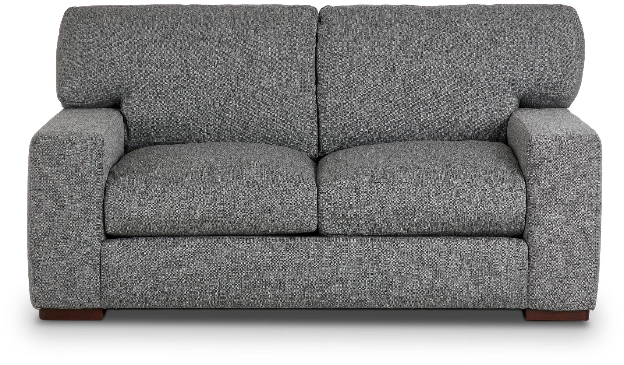 Veronica Dark Gray Down Loveseat